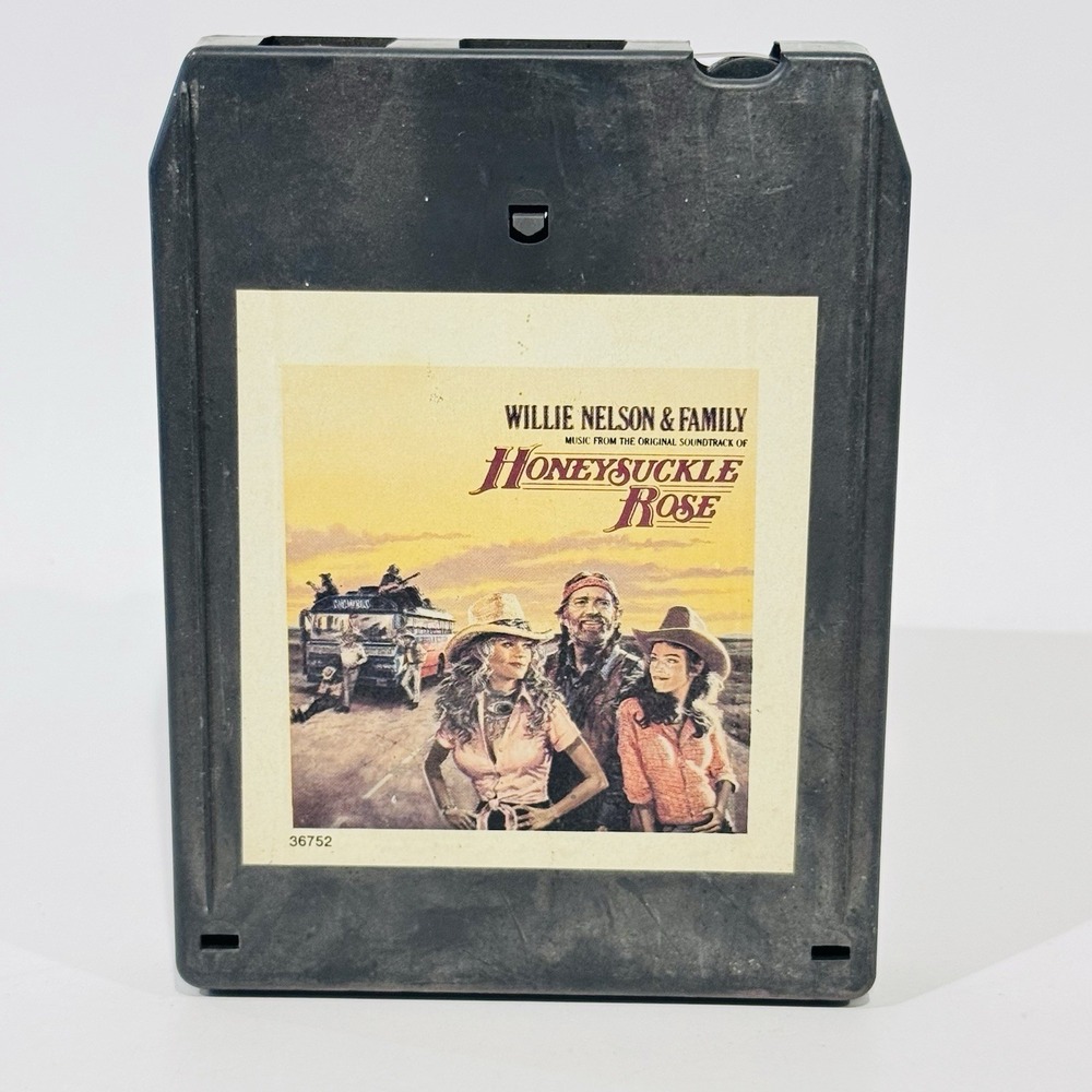 Willie Nelson‎ and Family Honeysuckle Rose Movie Soundrack 8 Track Tape
